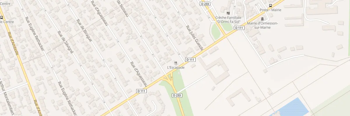 Plan du 1 Rue Albert Kienert à Ormesson-sur-Marne