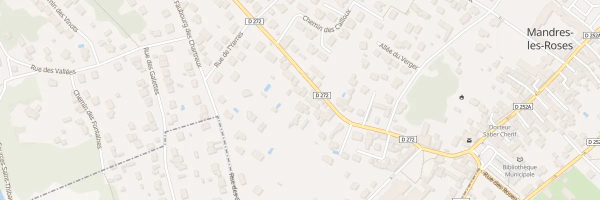 Plan du 43 Rue Paul Doumer à Mandres-les-Roses