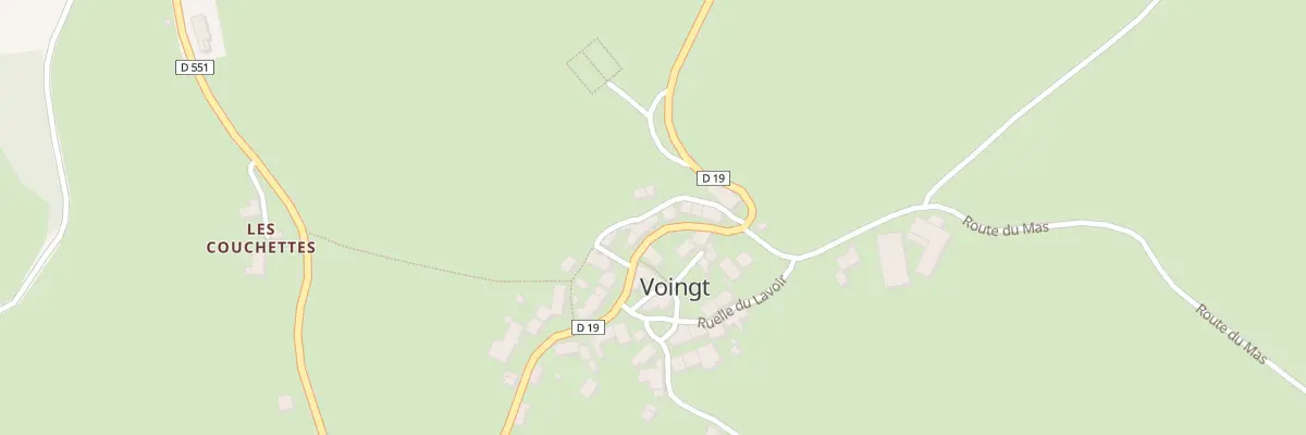 Plan du 5010 Le Bourg à Voingt