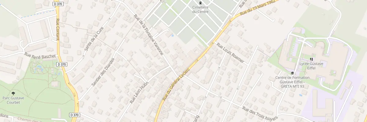 Plan du 99 Rue du Gal Leclerc à Gagny