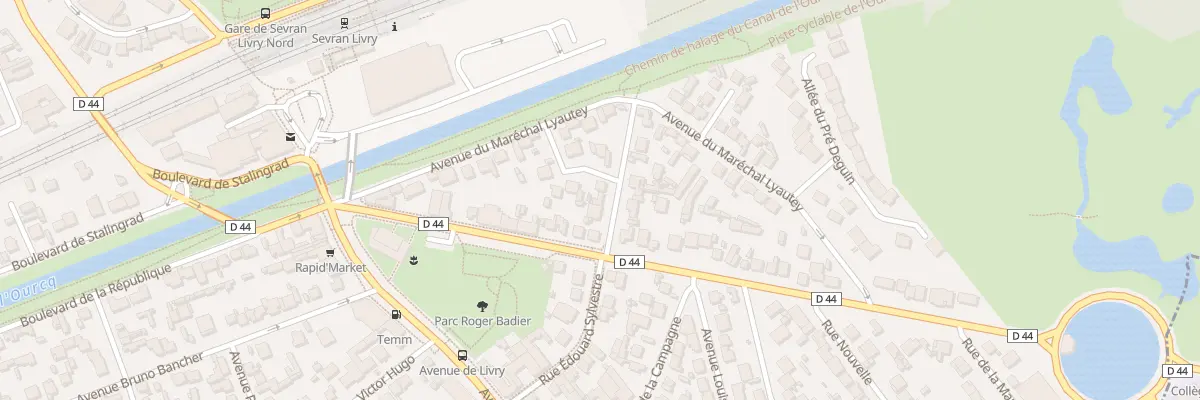 Plan du 21B Rue Edouard Sylvestre à Sevran