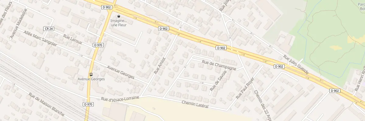 Plan du 34 Rue de Champagne à Gagny