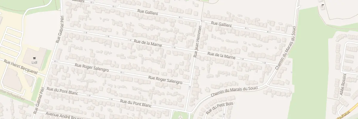 Plan du 54 Rue de la Marne à Sevran