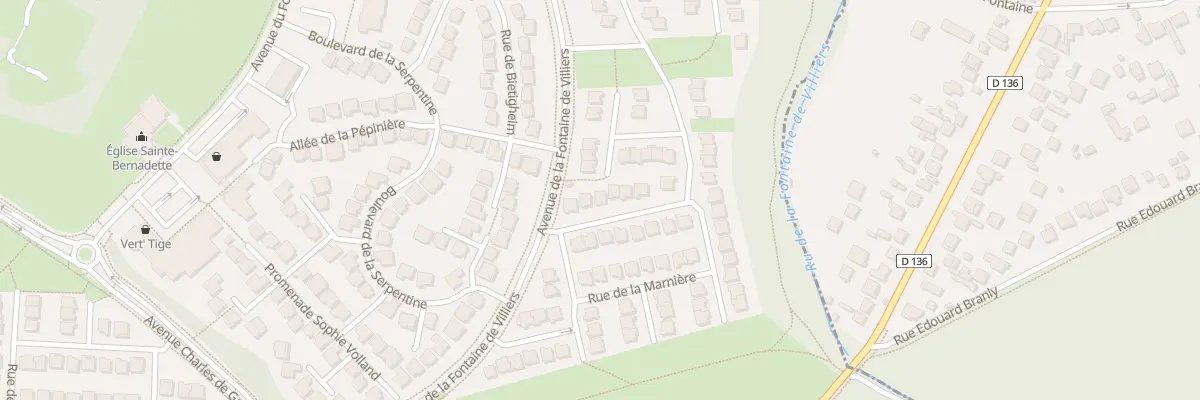 Plan du 5 Rue de la Marnière à Sucy-en-Brie