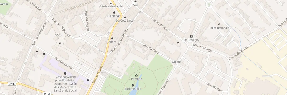 Plan du 20 Rue du Pont à Hazebrouck