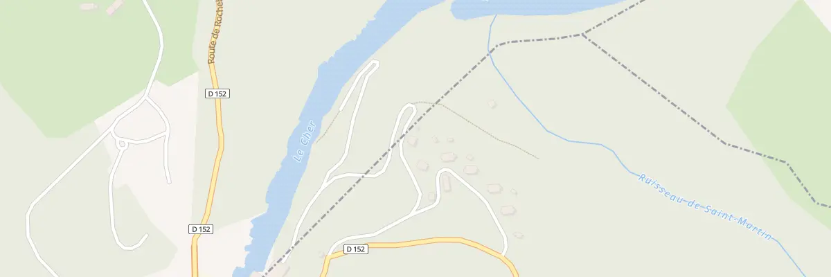 Plan du 10 Barrage de Rochebut à Mazirat