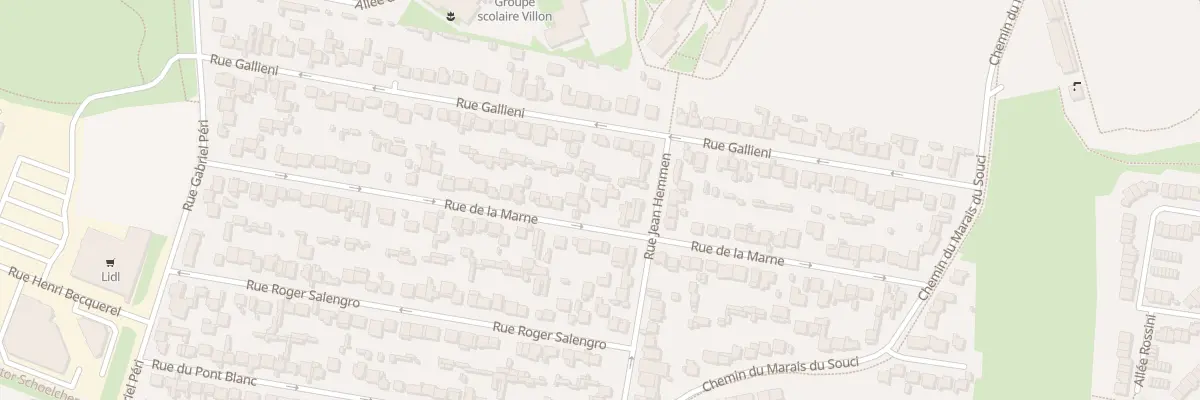 Plan du 53 Rue de la Marne à Sevran