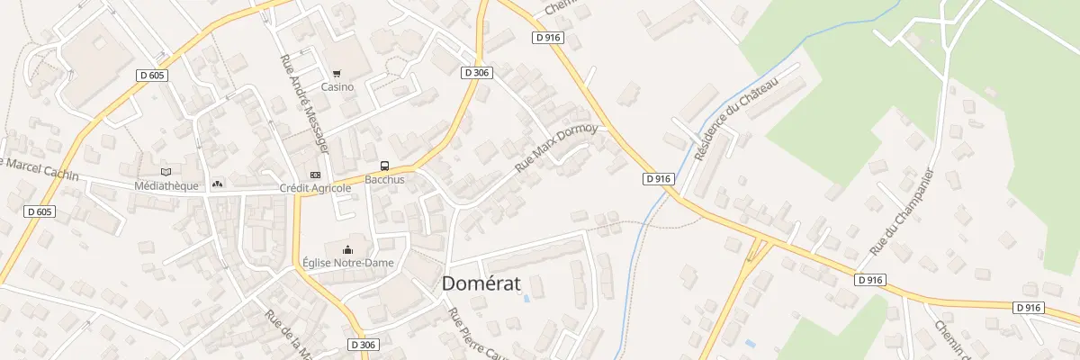 Plan du 22 Rue Marx Dormoy à Domérat