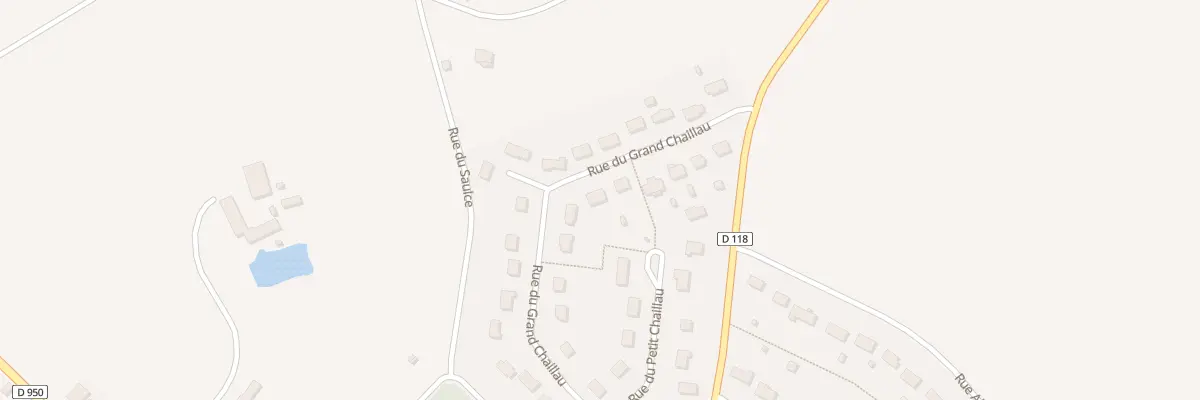 Plan du 389 Rue du Grand Chaillau à Ladon