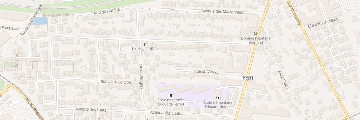 Plan du 22 Rue du Verger à Villiers-sur-Marne