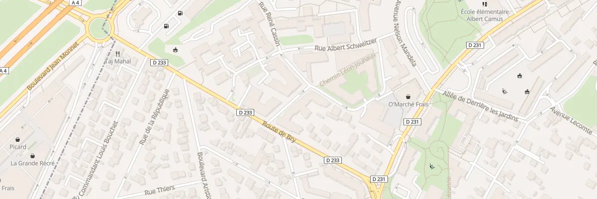 Plan du 12 Rue Théophile Gautier à Villiers-sur-Marne