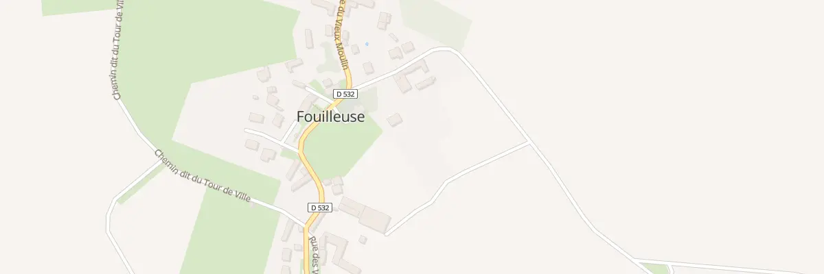 Plan du 2 Rue du Bois Robin à Fouilleuse