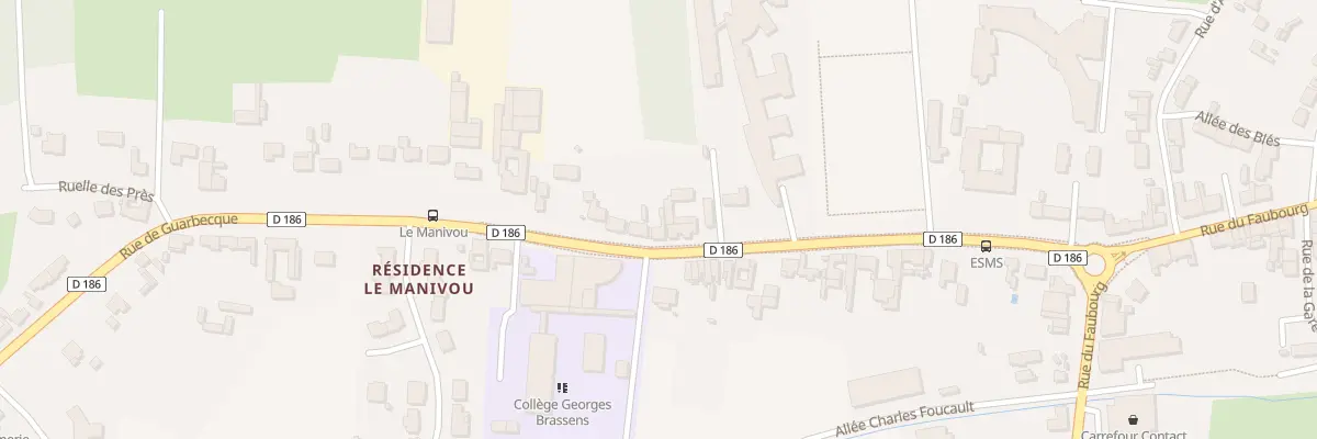 Plan du 290 Rue de Guarbecque à Saint-Venant