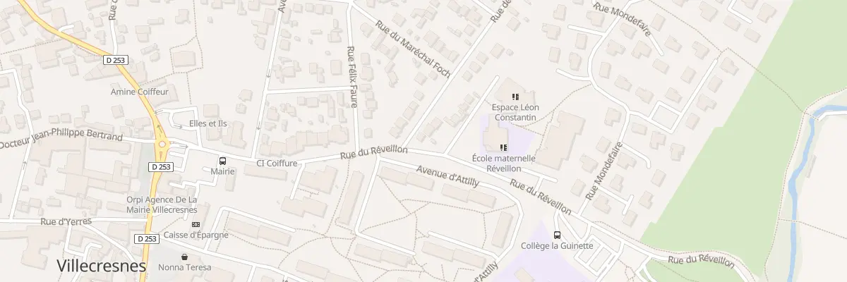 Plan du 2 Rue des Violettes à Villecresnes