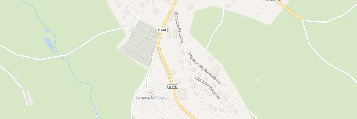 Plan du 8 Cite Saint Beauzire à Trizac