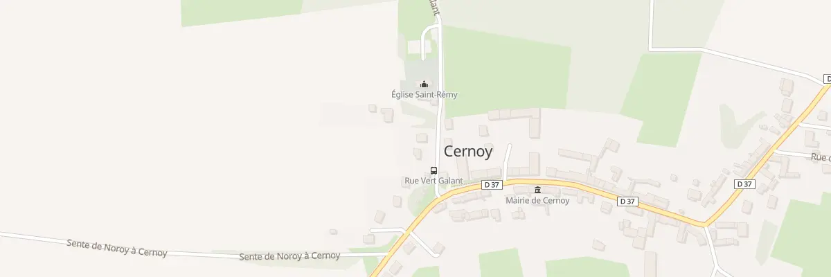 Plan du 164 Rue du Vert Galant à Cernoy