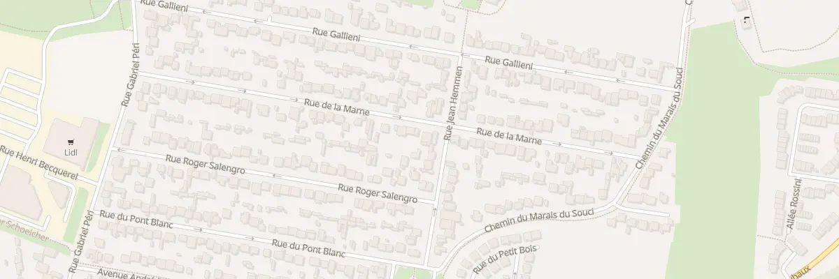 Plan du 56 Rue de la Marne à Sevran