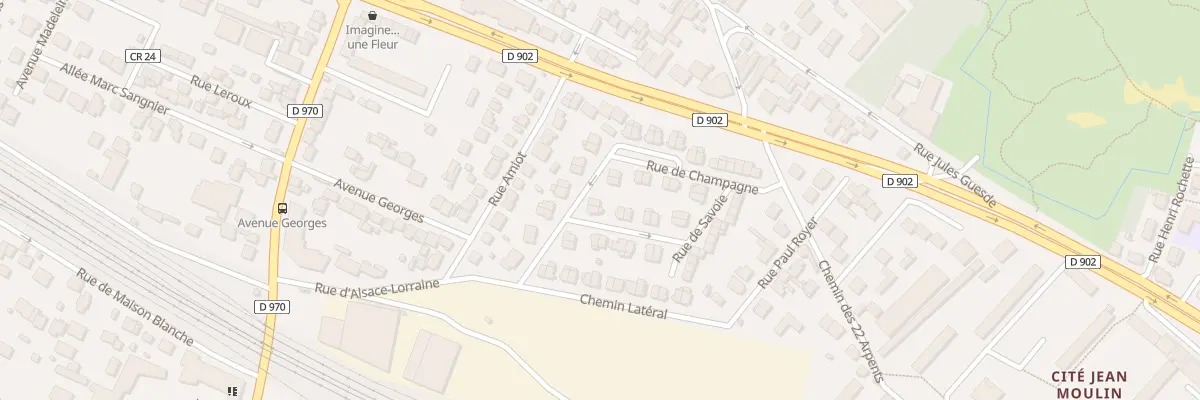 Plan du 13 Rue de Champagne à Gagny