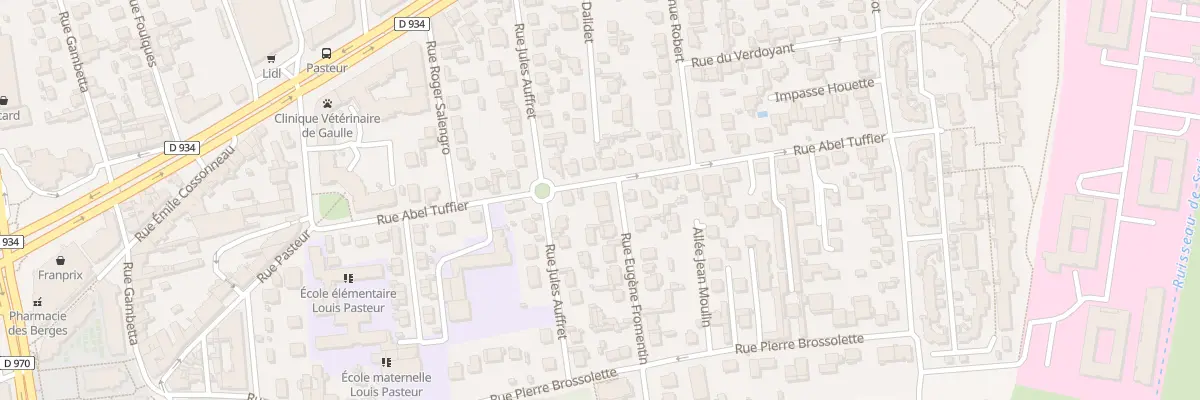 Plan du 15 Rue Eugene Fromentin à Neuilly-sur-Marne