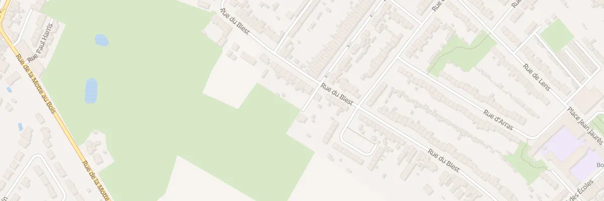 Plan du 86 Rue du Biest à Hazebrouck