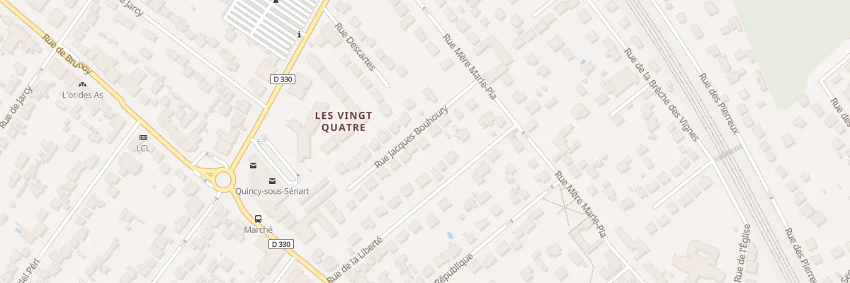 Plan du 4 Rue Jacques Bouhoury à Quincy-sous-Sénart