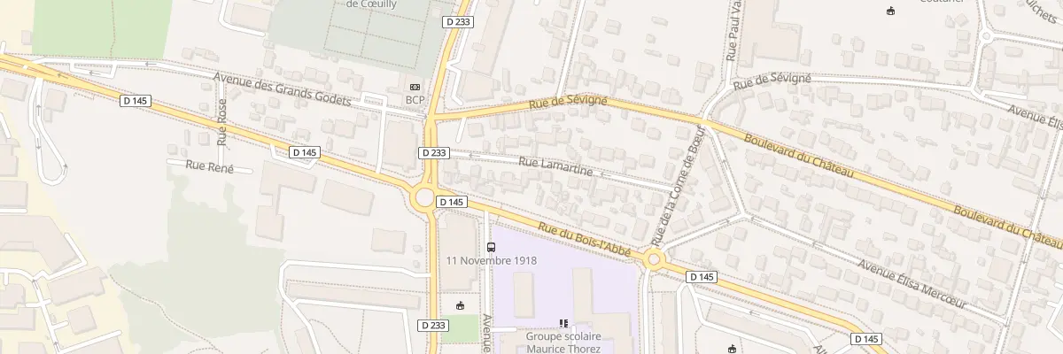 Plan du 6 Rue Lamartine à Champigny-sur-Marne