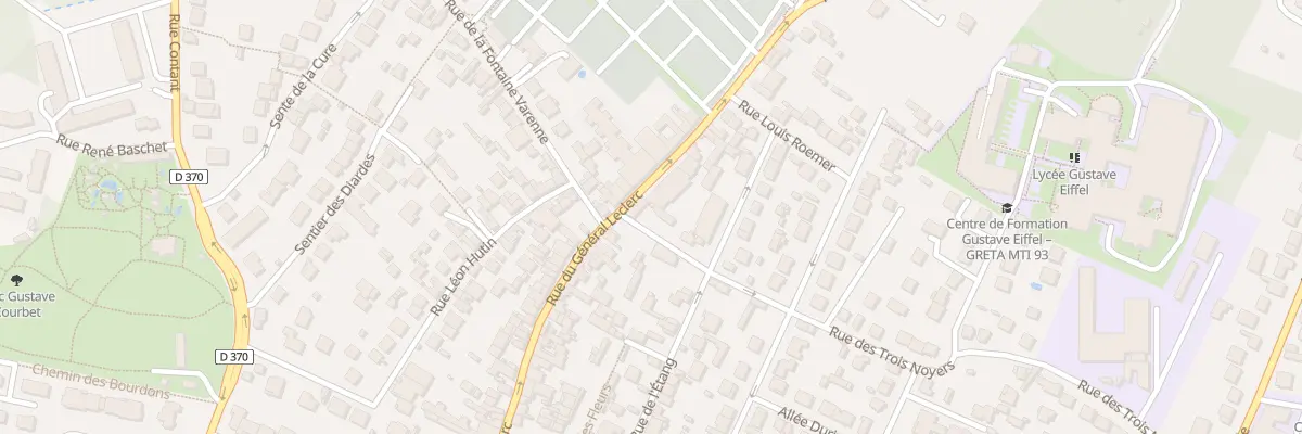 Plan du 80 Rue du Gal Leclerc à Gagny