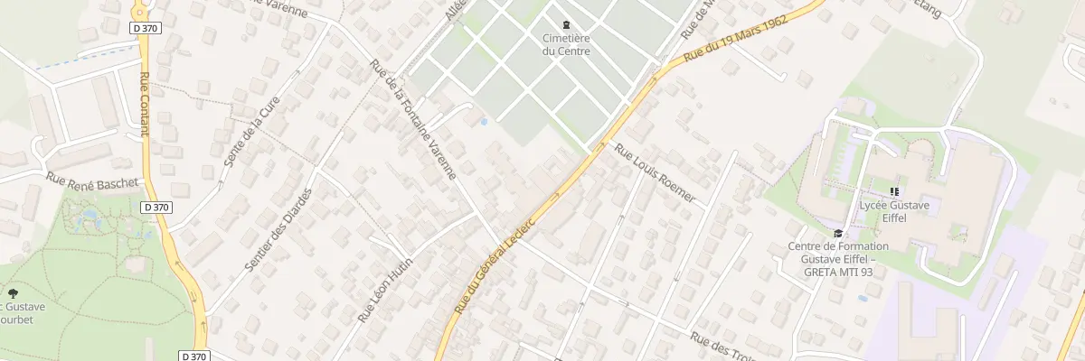 Plan du 105 Rue du Gal Leclerc à Gagny