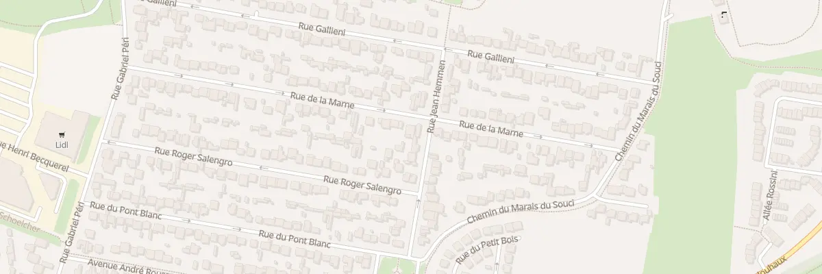 Plan du 58 Rue de la Marne à Sevran