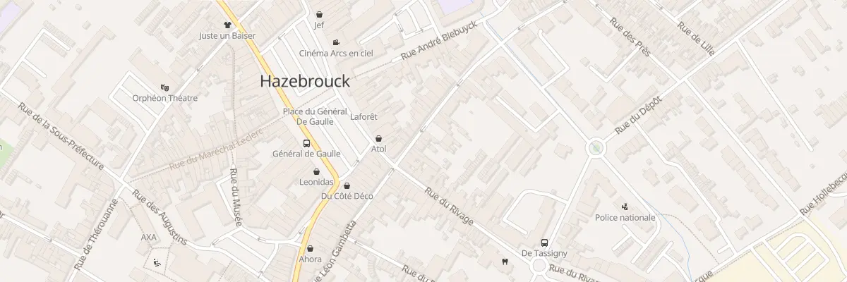 Plan du 12 Rue de Rubecque à Hazebrouck