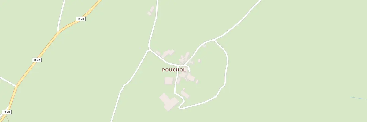 Plan du 3 Pouchol à Dontreix