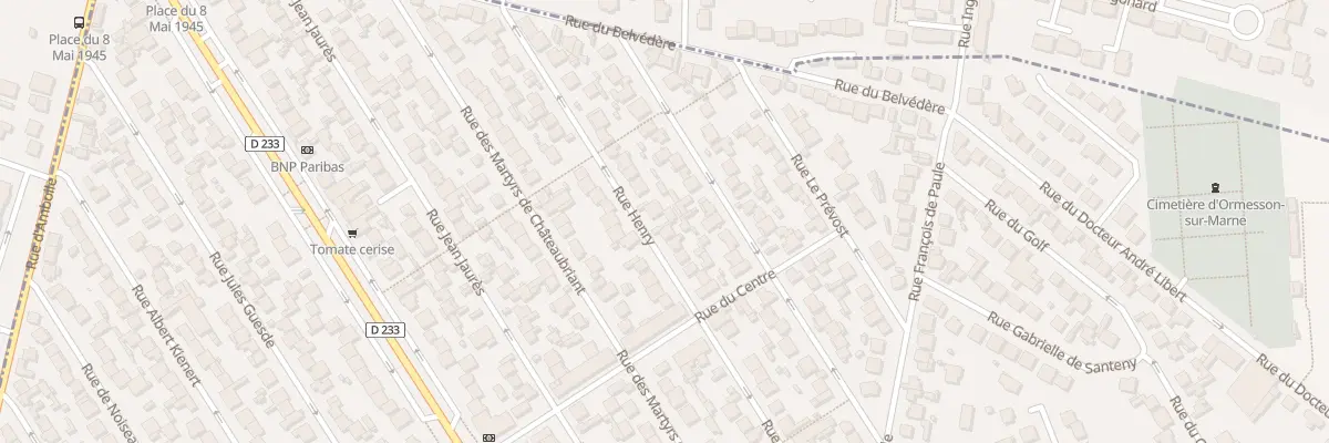 Plan du 50 Rue Henry à Ormesson-sur-Marne