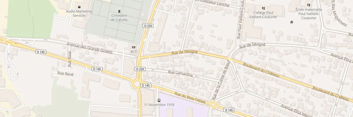 Plan du 85 Rue de Sévigné à Champigny-sur-Marne