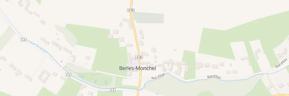 Plan du 5T Rue Jules de Bonnevallet à Berles-Monchel