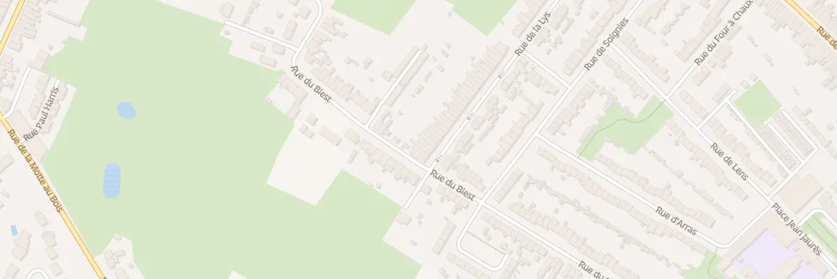 Plan du 106 Rue de la Lys à Hazebrouck