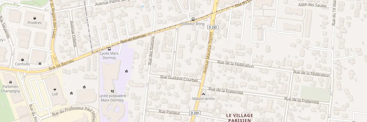 Plan du 6 Rue Etienne Dolet à Champigny-sur-Marne