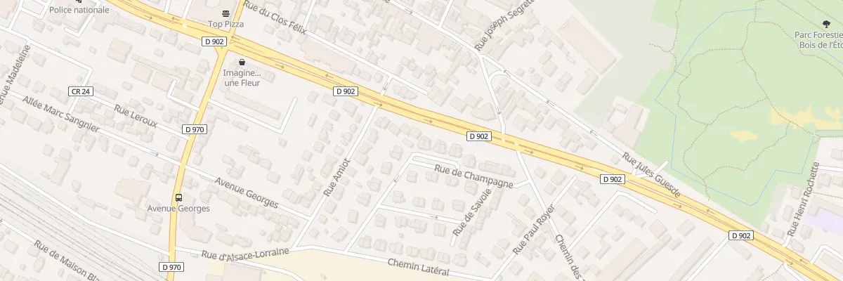 Plan du 28 Rue de Champagne à Gagny