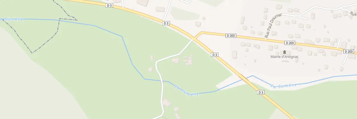 Plan du 1 Vignon à Antignac