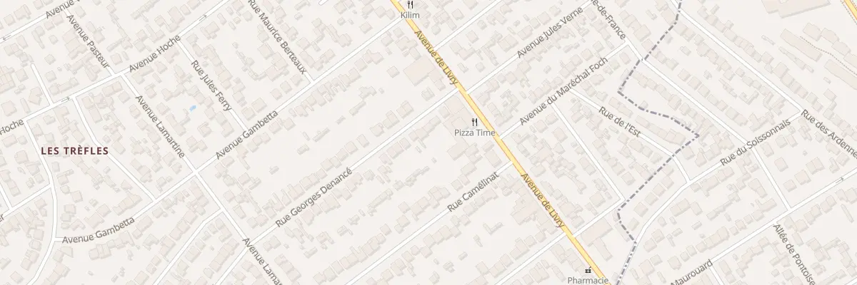 Plan du 11 Rue Georges Denancé à Sevran