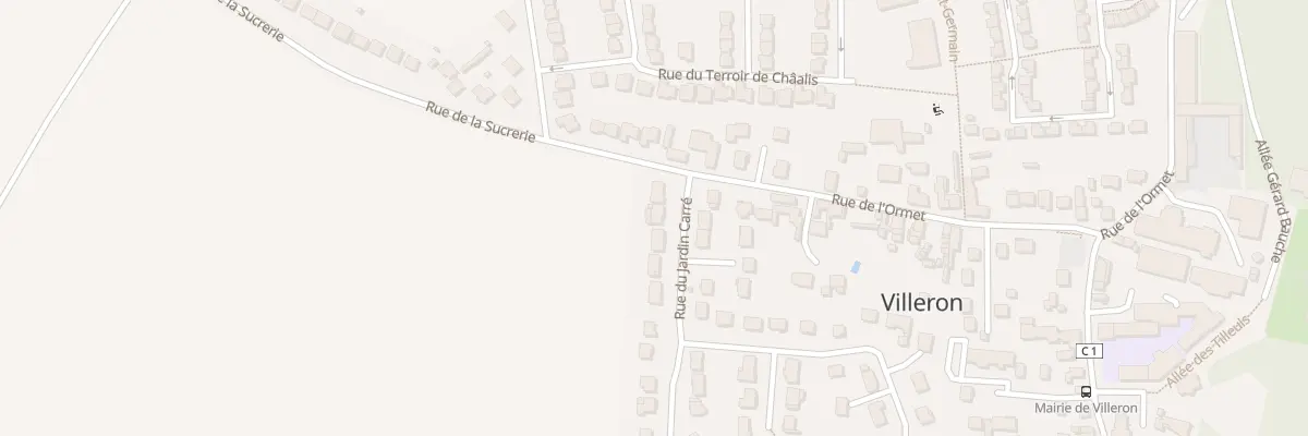 Plan du 45 Rue du Jardin Carré à Villeron