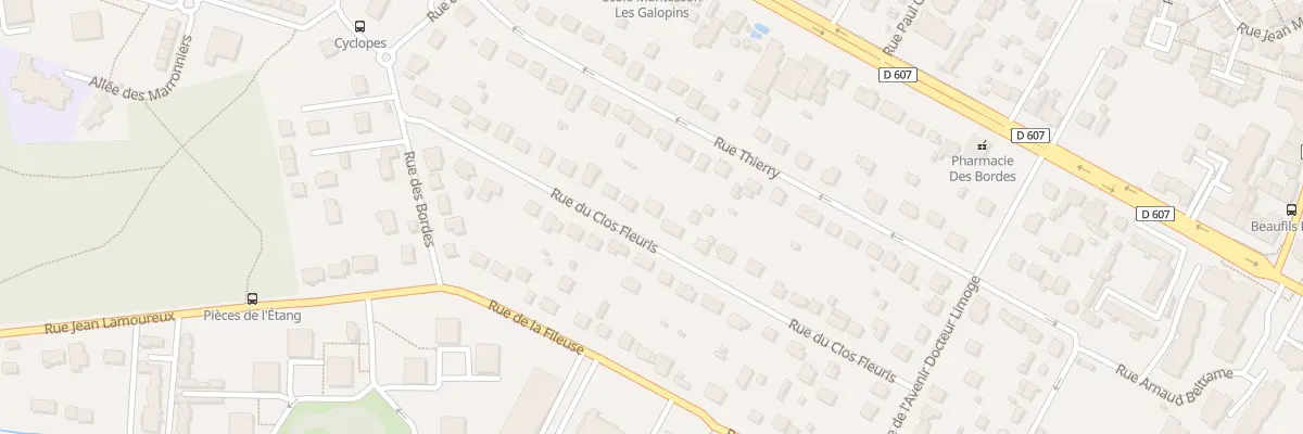Plan du 22 Rue du Clos Fleuri à Saint-Fargeau-Ponthierry