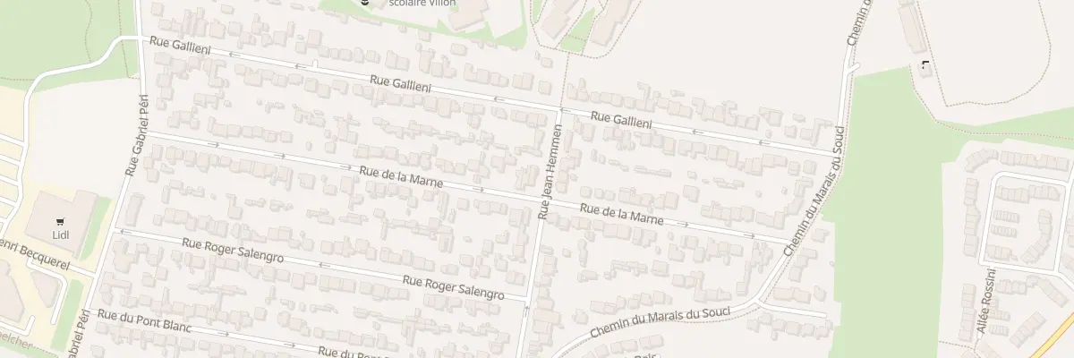 Plan du 59 Rue de la Marne à Sevran