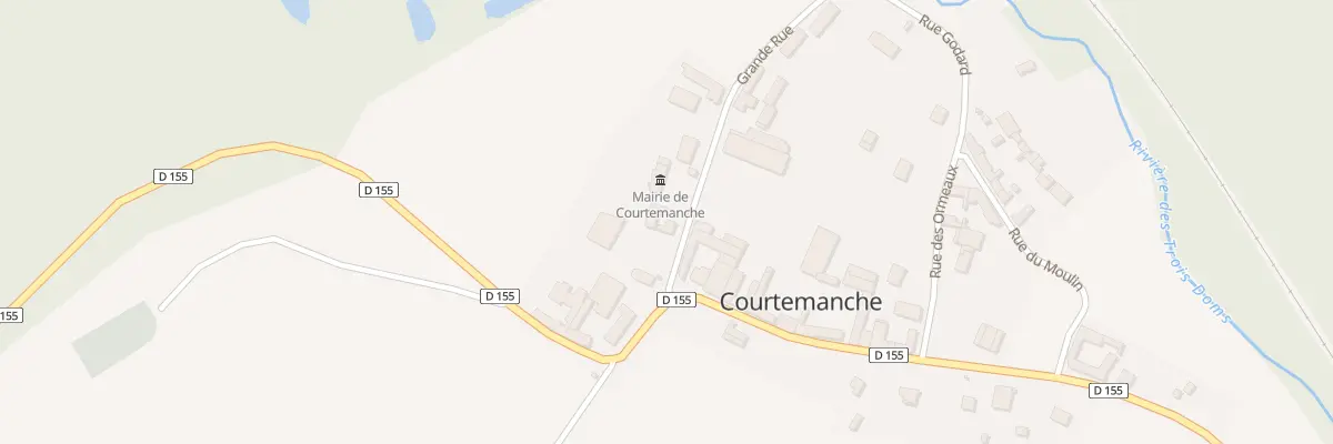 Plan du 3 Gr Grande Rue à Courtemanche