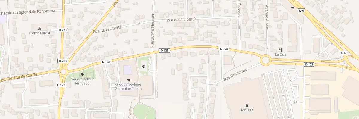 Plan du 26 Rue Fusilles de Chateaubriant à Chennevières-sur-Marne