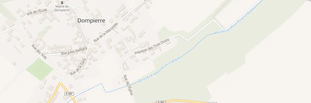 Plan du 8 Imp des Trois Doms à Dompierre