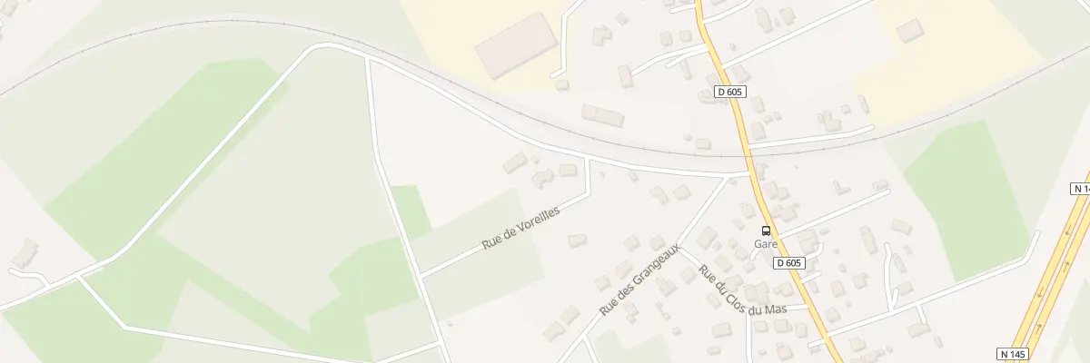 Plan du 9 Rue de Voreilles à Domérat