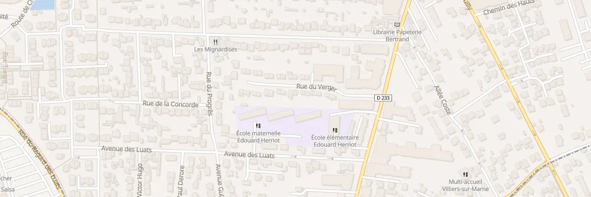 Plan du 13 Rue du Verger à Villiers-sur-Marne