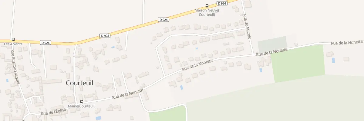 Plan du 15 Rue de la Nonette à Courteuil