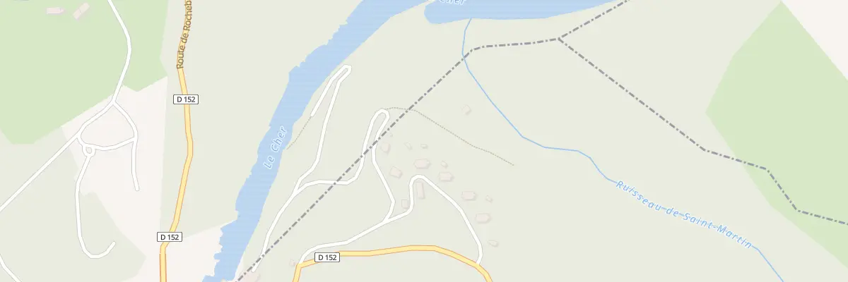 Plan du 8 Barrage de Rochebut à Mazirat