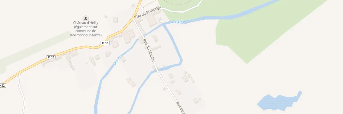 Plan du 5076 Rue de Corbie à Heilly